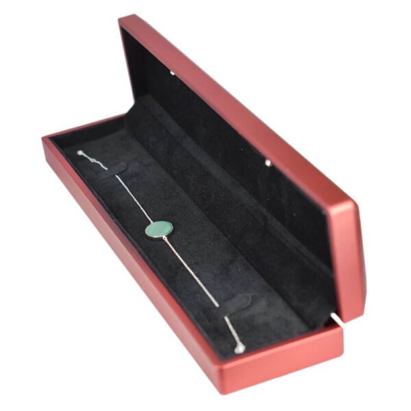 Malachite Bracelet in 18K Gold - Image 3