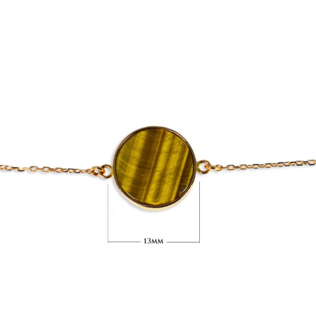 Tiger Eye Bracelet in 18K Rose Gold - Image 2