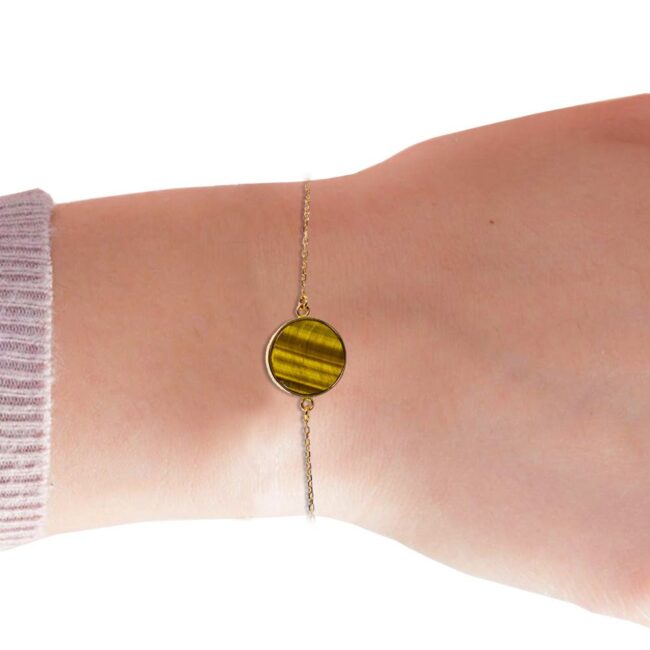 Tiger Eye Bracelet in 18K Rose Gold - Image 3