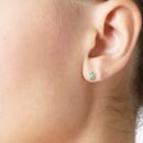 Aquamarine Pear-cut Earrings in 18K Gold
