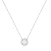 Diana Round Moonstone and Beaming Diamond Necklace in 18K Gold (0.56ct)