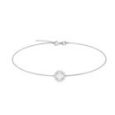 Diana Round Moonstone and Beaming Diamond Bracelet in 18K Gold (0.56ct)