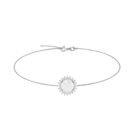 Diana Round Moonstone and Beaming Diamond Bracelet in 18K Gold (1.55ct)