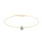 Diana Pear Opal and Shining Diamond Bracelet in 18K Yellow Gold (0.28ct)