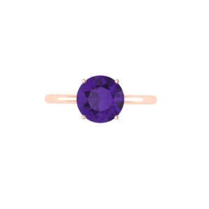 Ethereal Amethyst Dream Ring in 18k Gold
