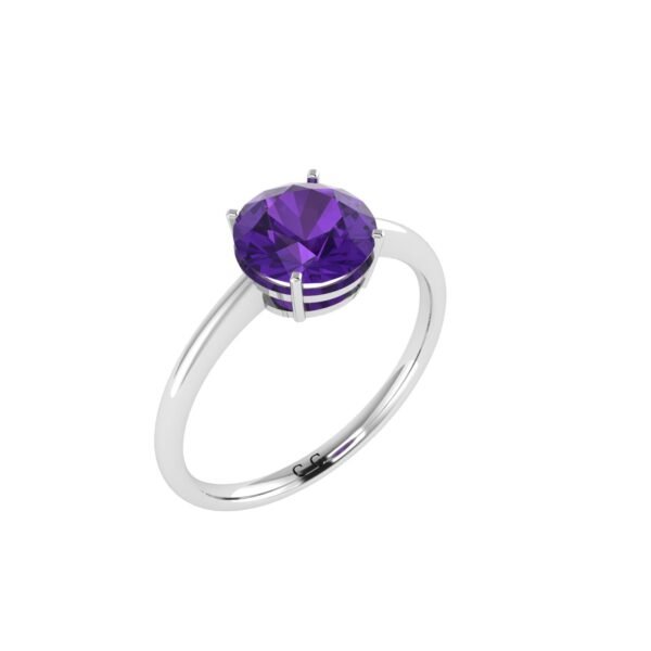 Ethereal Amethyst Dream Ring in 18k Gold