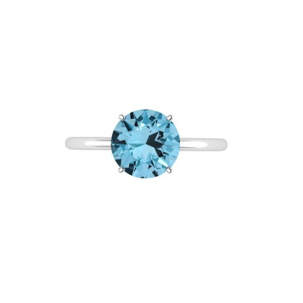 Azure Dream Blue Topaz Ring in 18k Gold