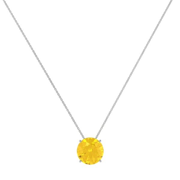 Golden Glow Citrine Necklace in 18K gold