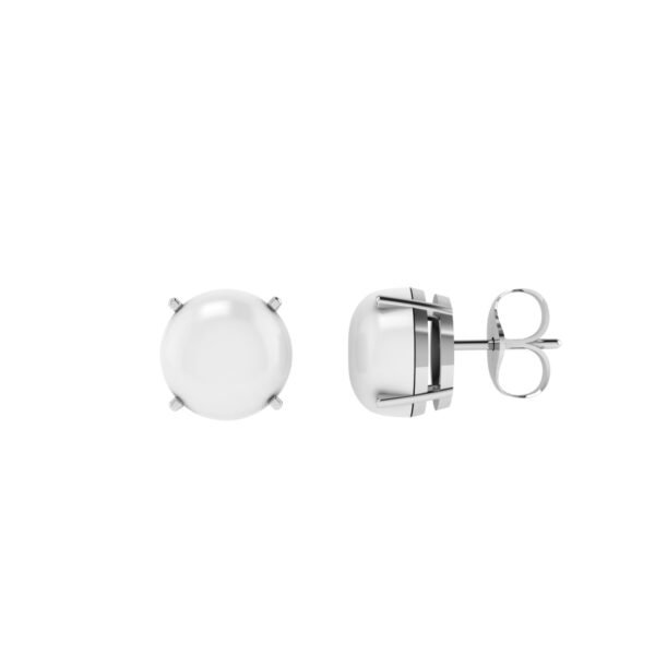 Celestial Cascade Moonstone Earrings in 18k Gold