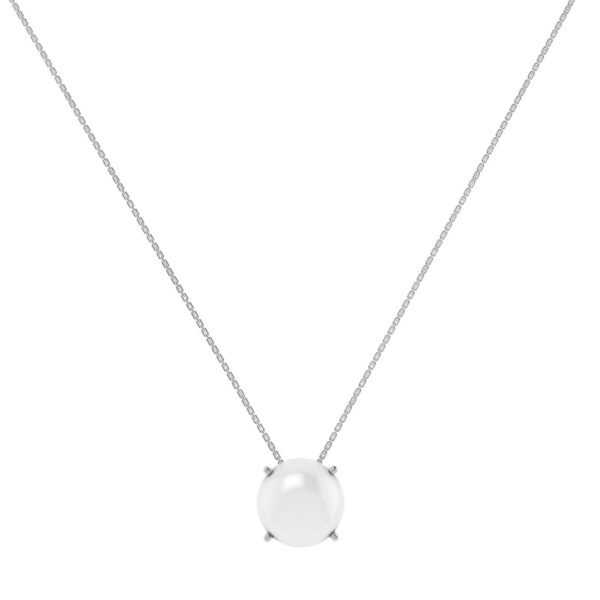 Lunar Glow Moonstone Necklace in 18k Gold