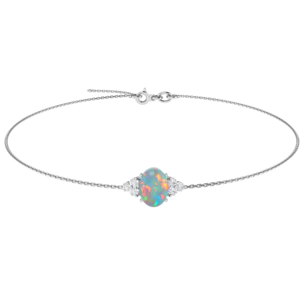 Minimalist Oval Aquamarine Pendant in 18K Yellow Gold (0.2ct)