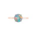 Enchanting Opal Radiance Ring in 18k Gold