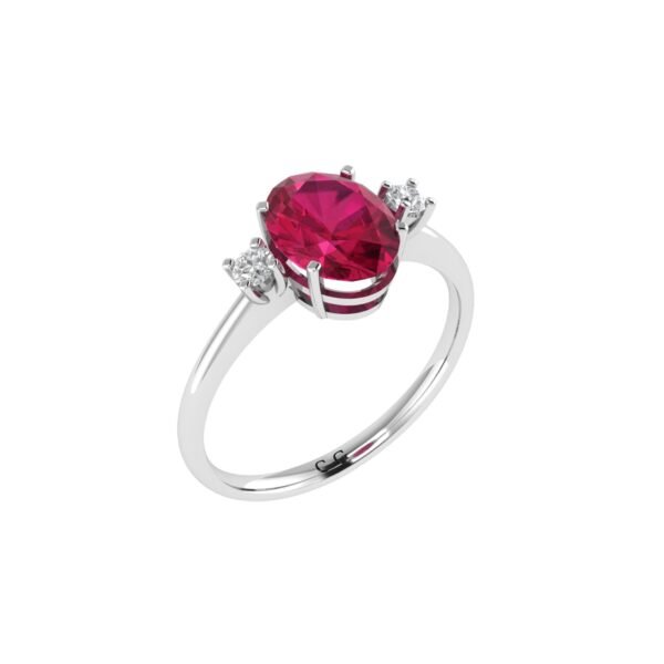 Minimalist Oval Aquamarine Pendant in 18K Rose Gold (2.25ct)