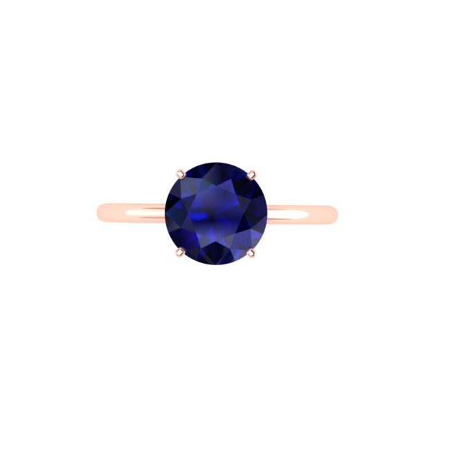 Blue Sapphire Serenity Ring in 18k Gold in 18K Gold