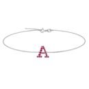 Ruby Alphabet Bracelet