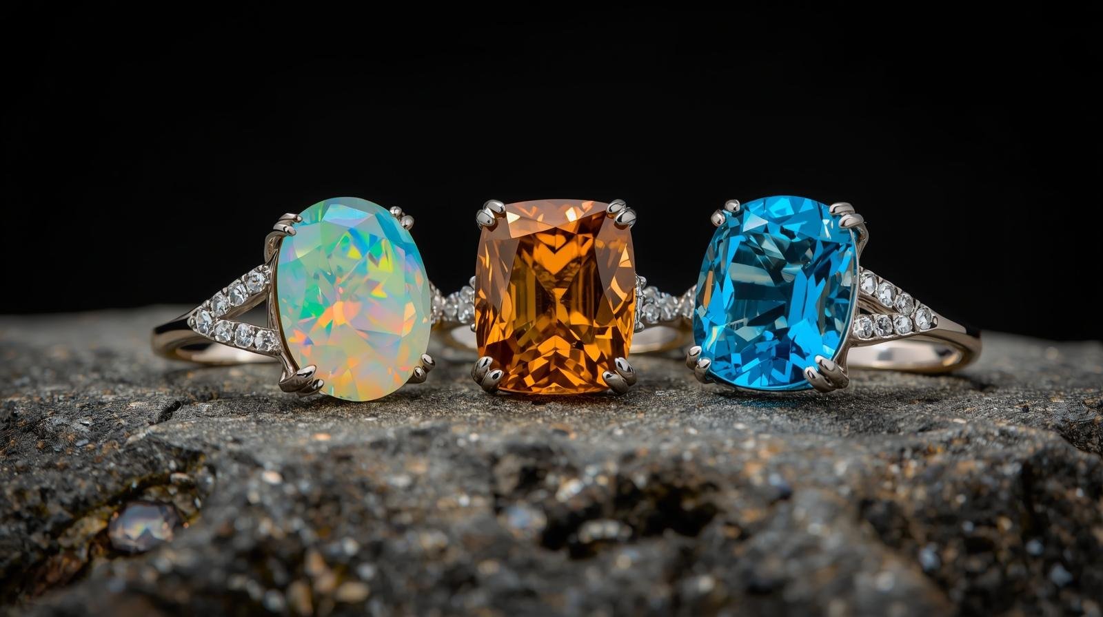 Opal, Citrine, and Blue Topaz gifts Europe