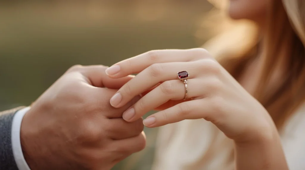 Valentine gemstone jewelry Dubai