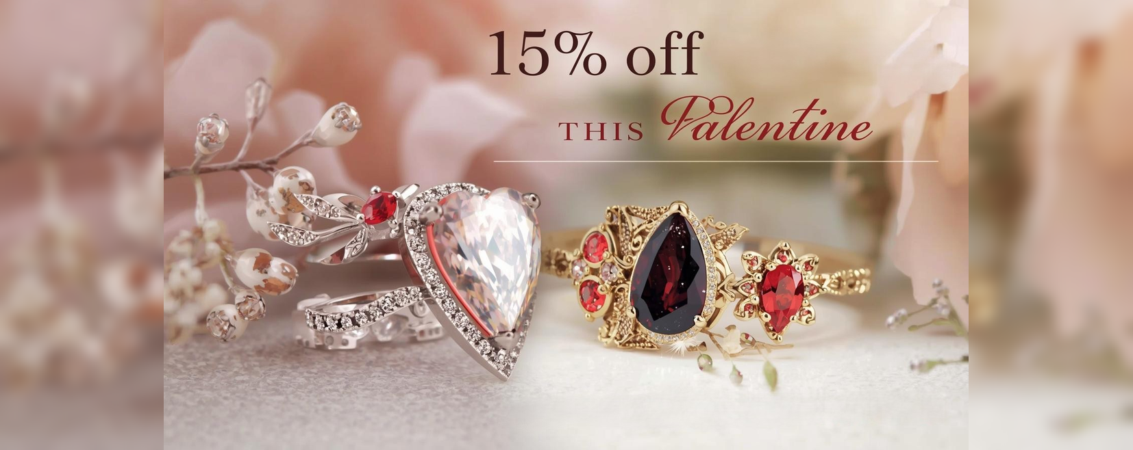 Valentine 15% offer - Dubai Jewel Factory