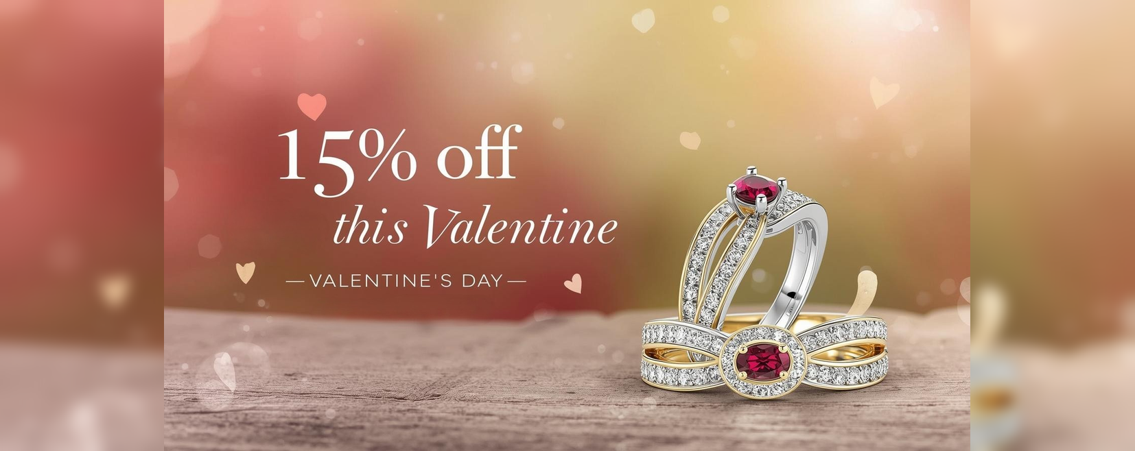 Valentine Special 15% Off - Dubai Jewel Factory