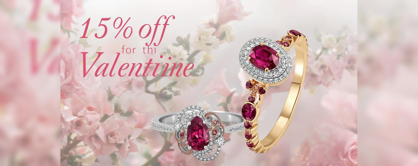 Valentine Day 15% For Lovers - Dubai Jewel Factory