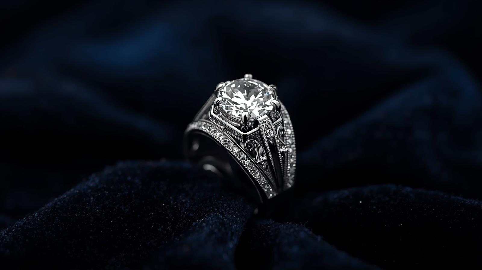 Men’s Diamond Rings Dubai | Custom Gold & Certified Diamond Rings