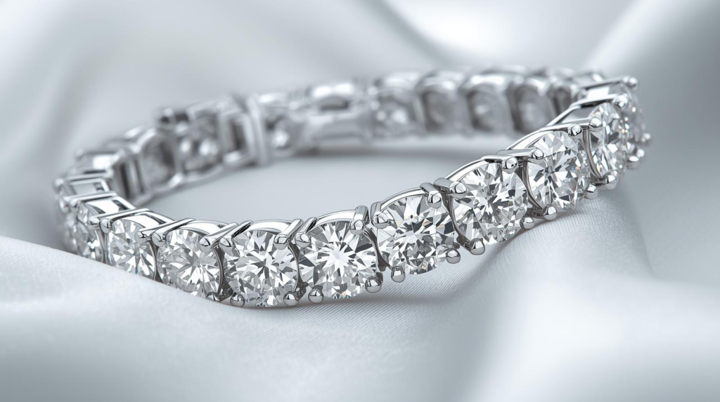 Diamond Tennis Bracelets Dubai | Certified Diamond Bracelets UAE