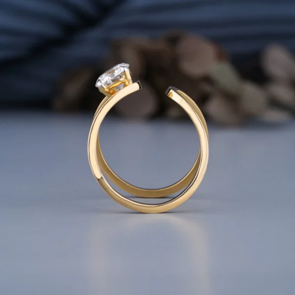 1.50CT Round Brilliant D VVS2 IGI Lab Diamond Ring in 14K Yellow Gold – Classic Solitaire Engagement