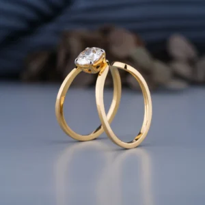 1.50CT Round Brilliant D VVS2 IGI Lab Diamond Ring in 14K Yellow Gold – Classic Solitaire Engagement
