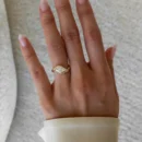 marquise lab grown diamond engagement ring 18k gold dubai