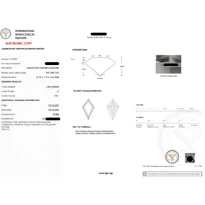 2.00Ct Kite-Cut E VS1 Lab-Created Diamond Ring in 18K Yellow Gold – Modern Engagement Style Dubai