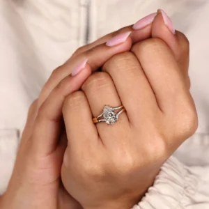 2.10 CT Pear Cut Lab Diamond Solitaire Ring in 14K Gold – IGI Certified E VVS2