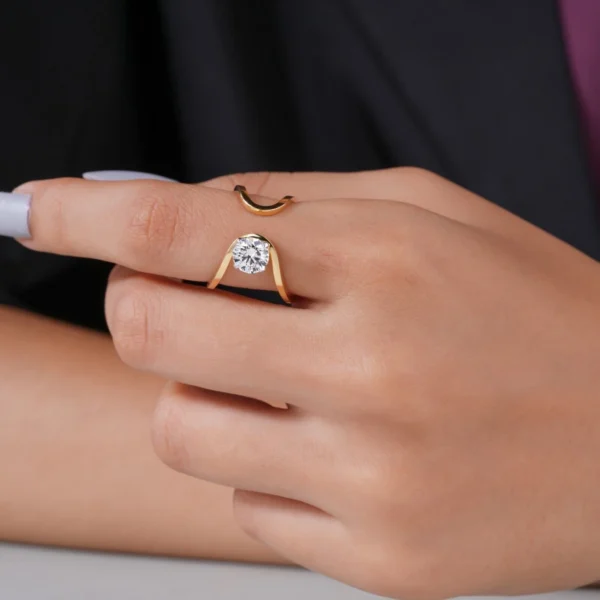 1.50CT Round Brilliant D VVS2 IGI Lab Diamond Ring in 14K Yellow Gold – Classic Solitaire Engagement