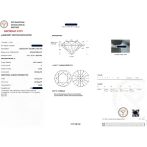 2.15 CTW Round Lab Diamond Twisted Engagement Ring (E VVS2) in 18K Yellow Gold – IGI Certified | Dubai Jewel Factory