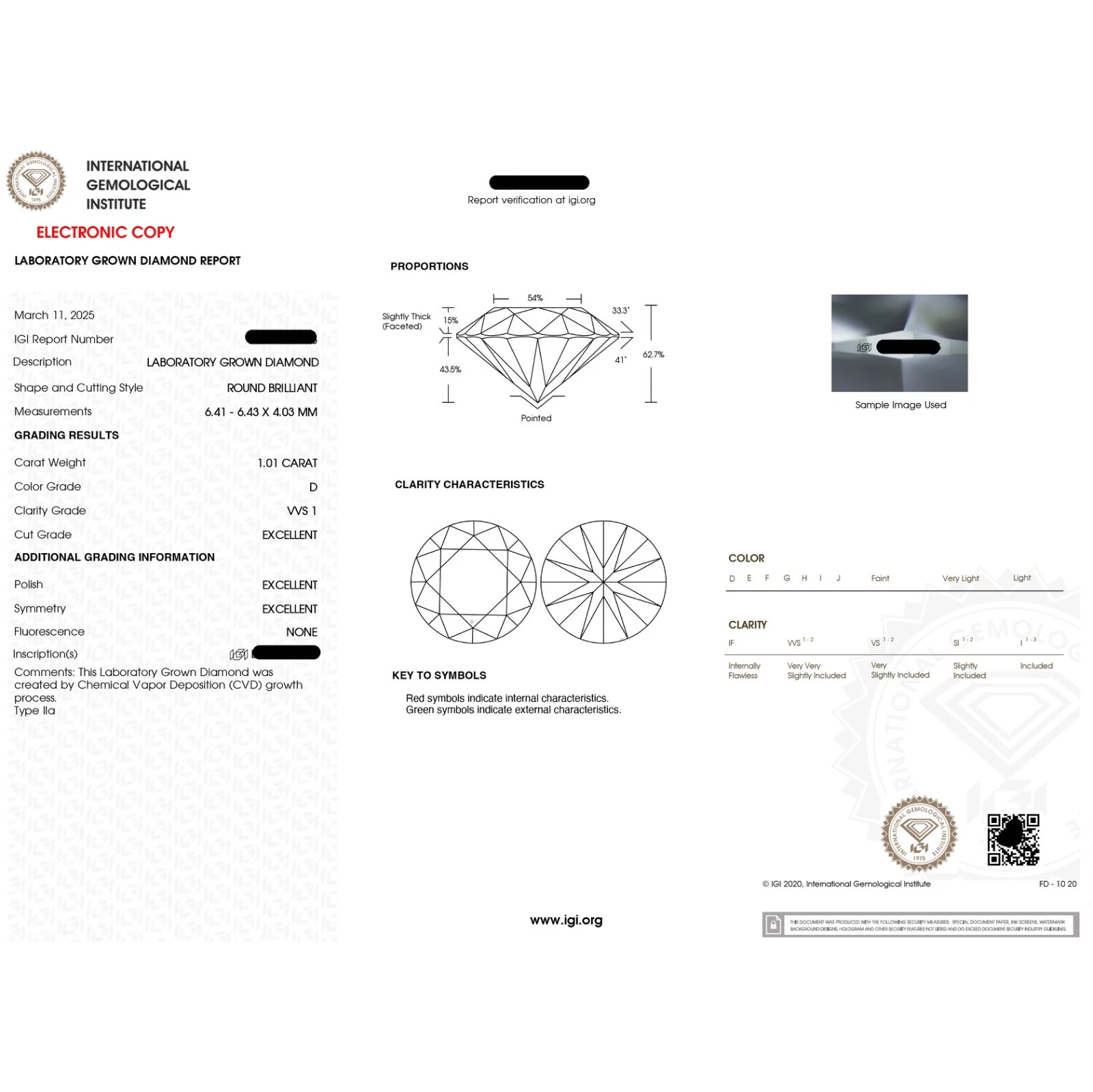 1 Ct Round CVD Diamond Engagement Ring in 14K White Gold – IGI Certified Solitaire | Handmade in Dubai - Image 5