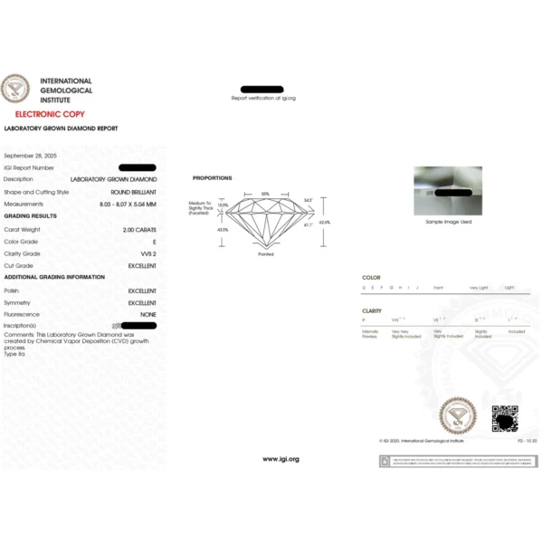 2.20 Ct Round Lab Diamond Twisted Engagement Ring – E/VVS2, 14K Gold (Dubai Crafted)