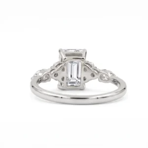5.00 CT Emerald Cut IGI Certified Lab-Grown Diamond Engagement Ring in 14K Yellow Gold | E VVS2
