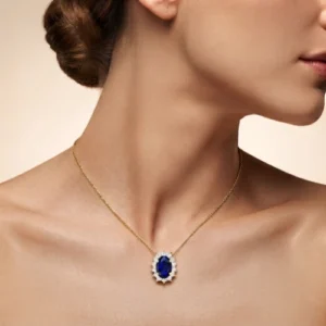 Blue Sapphire Necklace