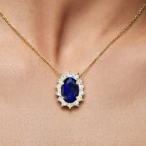 Blue Sapphire Pendant