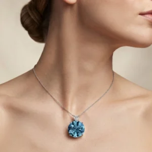 Blue Topaz Necklace