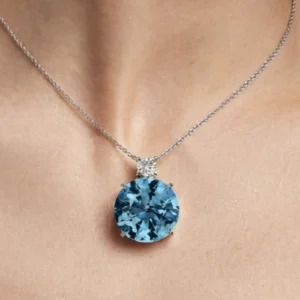 Blue Topaz Pendant
