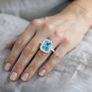 Blue Topaz Ring