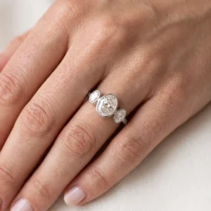 2.30 Ct Round Lab Diamond Bezel Engagement Ring E/VVS2 – 18K Yellow Gold, Dubai Crafted